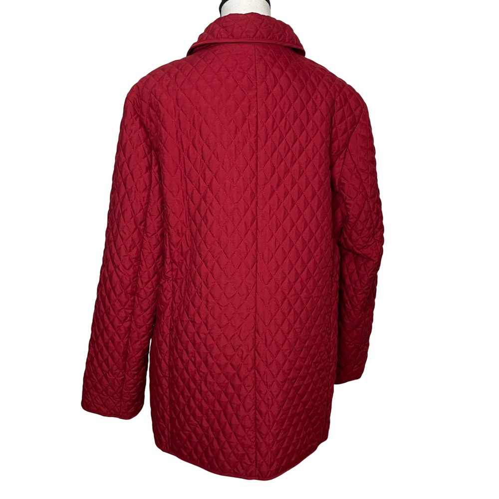Marvin Richards Chore Barn Coat Jacket Womens L Quilted Button Front Lightweight - Picture 2 of 12